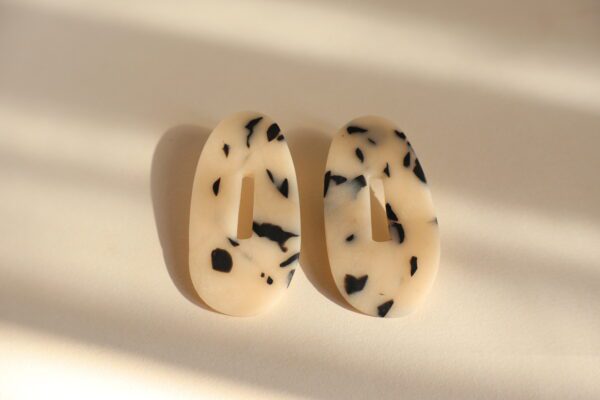 Terrazzo Oval Earrings