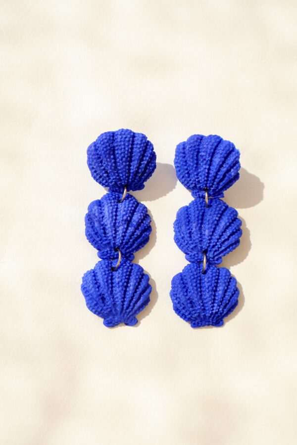 CORAL BLUE EARRINGS